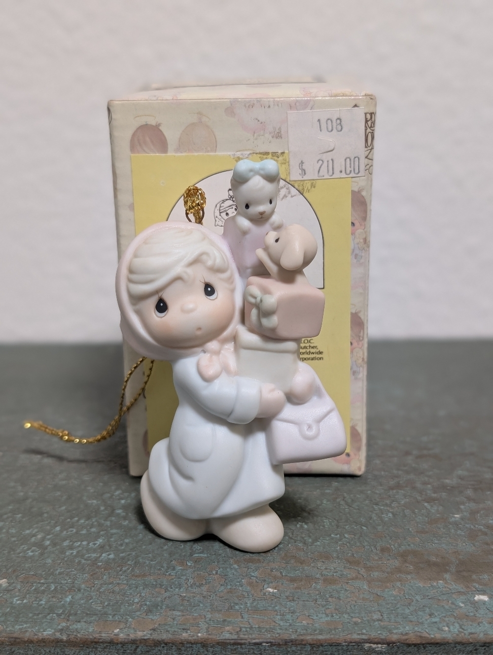 Precious Moments #525057 Bundles of Joy Girl Ornament Figurine with Box Ltd Edtn